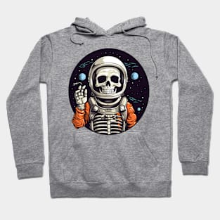 Astronaut Skeleton Sci Fi Hoodie